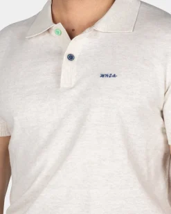 Basic beiges Poloshirt