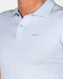 Basic hellblaues Poloshirt