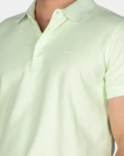 Basis mintgrüne Baumwollpolo