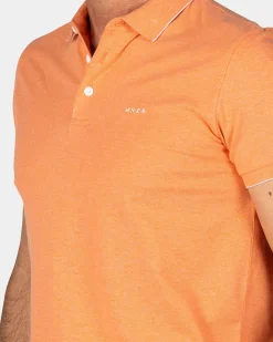Basis orange Baumwollpolo