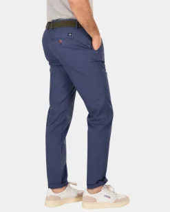 Baumwoll-Chino mit Stretch - Dusk Navy