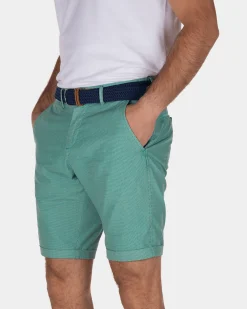 Baumwoll-Chino-Shorts Hamilton - Aquamarine