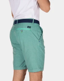 Baumwoll-Chino-Shorts Hamilton - Aquamarine