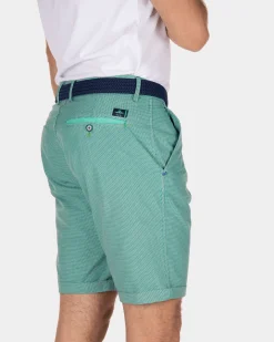Baumwoll-Chino-Shorts Hamilton - Aquamarine