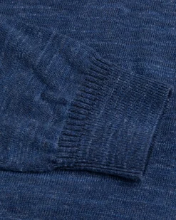 Baumwoll-Kaschmir-Pullover Graham - Ink Navy