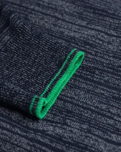 Baumwollpullover mit Reißverschluss Grey - Reef Navy