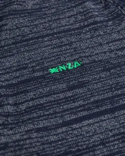 Baumwollpullover mit Reißverschluss Grey - Reef Navy