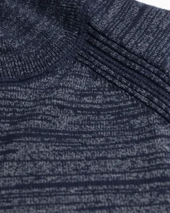 Baumwollpullover mit Reißverschluss Grey - Reef Navy