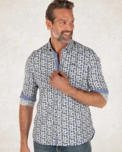 Baumwollshirt mit Allover-Print