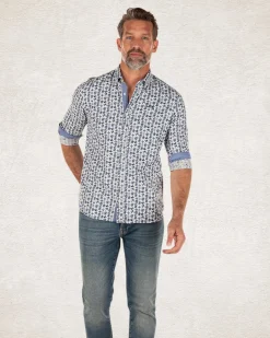 Baumwollshirt mit Allover-Print