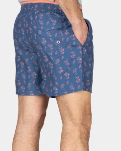 Bedruckte Badehose - Dusk Navy