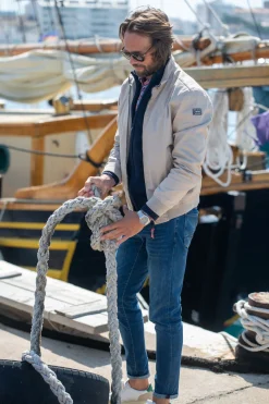 Beige Bomberjacke - Shimmering Sand