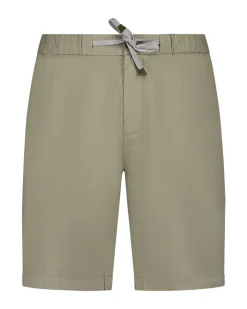 Beige Stretch-Chino-Shorts