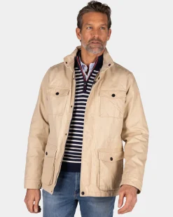 Beiges Fieldjacket