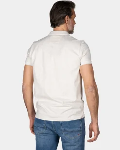 Beiges Poloshirt aus Baumwolle