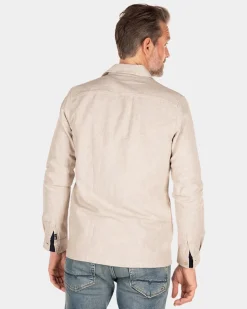 Überhemd aus Leinen - Shimmering Sand