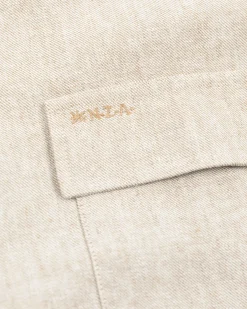 Überhemd aus Leinen - Shimmering Sand