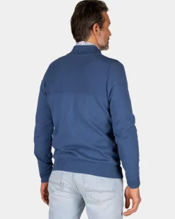Blauer Cardigan