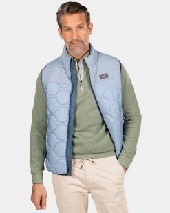 Blauer wattierter Weste - Phantom Blue