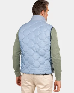 Blauer wattierter Weste - Phantom Blue