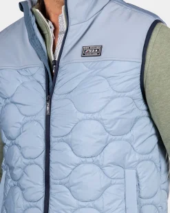 Blauer wattierter Weste - Phantom Blue