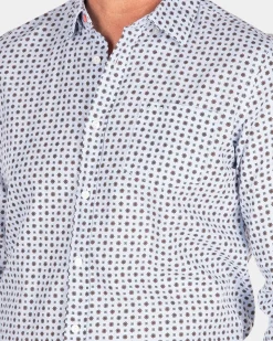 Blaues Hemd mit Leinen - Universal Blue