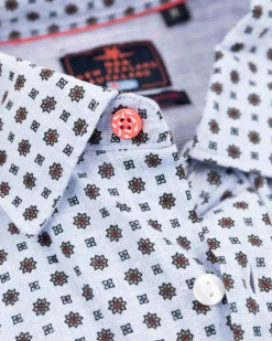 Blaues Hemd mit Leinen - Universal Blue