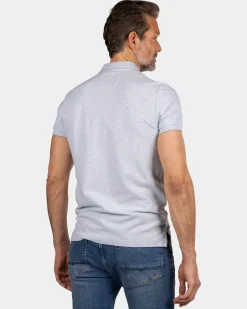 Blaues Polo - Marble Blue