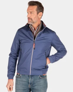 Bomberjacke aus Baumwolle - Dusk Navy