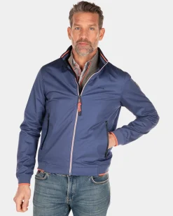 Bomberjacke aus Baumwolle - Dusk Navy