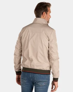 Bomberjacke aus Nylon - Shimmering Sand