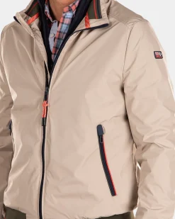 Bomberjacke aus Nylon - Shimmering Sand