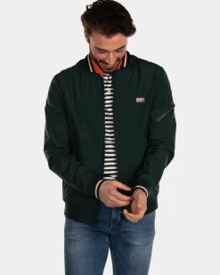 Bomberjacke aus Softshell-Stretch - Dark Pine