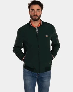 Bomberjacke aus Softshell-Stretch - Dark Pine