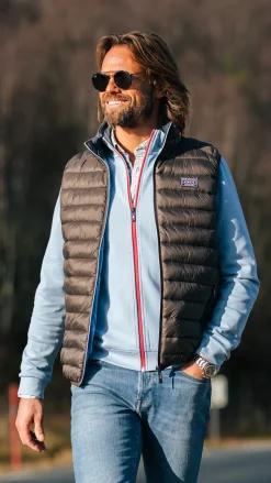 Braune gesteppte Weste - Mud