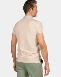 Braunes Poloshirt - Oat Sand