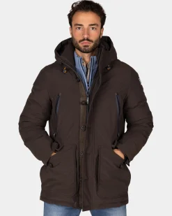 Canvas dunkelbrauner Parka - Dark Mocca