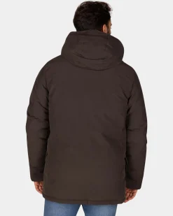 Canvas dunkelbrauner Parka - Dark Mocca