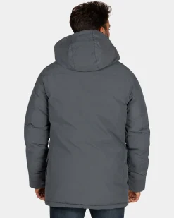 Canvas grauer Parka - Ash Grey