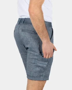 Cargo-Shorts aus Baumwolle - Key Navy