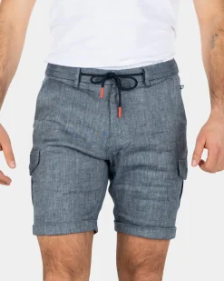Cargo-Shorts aus Baumwolle - Key Navy