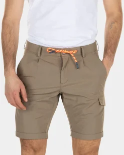 Cargo-Shorts aus Baumwolle - Stone