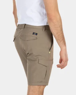 Cargo-Shorts aus Baumwolle - Stone