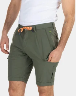 Cargo-Shorts aus Baumwolle - High Summer Army
