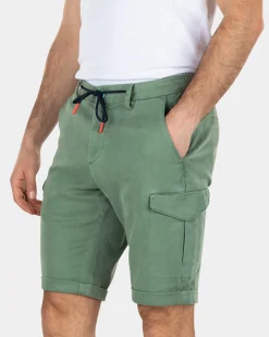 Cargo-Shorts aus Lyocell-Baumwolle - Active Army