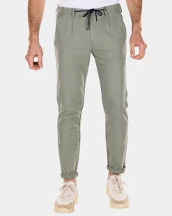 Chinos aus Leinen und Baumwolle - Mellow Army