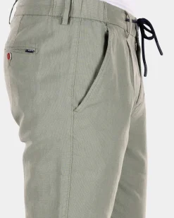 Chinos aus Leinen und Baumwolle - Mellow Army