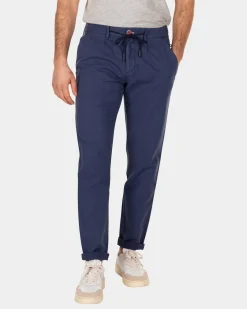 Chinos aus Leinen und Baumwolle - Dusk Navy