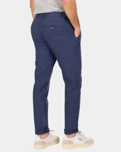 Chinos aus Leinen und Baumwolle - Dusk Navy