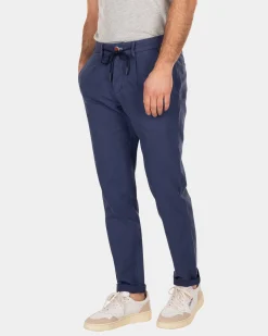 Chinos aus Leinen und Baumwolle - Dusk Navy